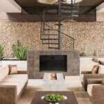 Enhance Outdoor Spaces with Gabion Fireplaces